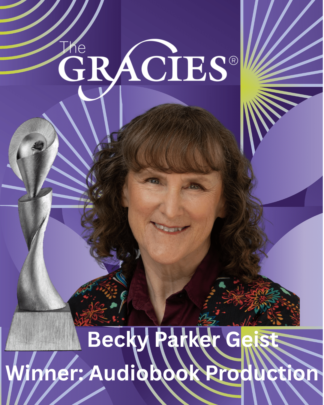 Becky Parker Geist wins 2026 Gracie Award!